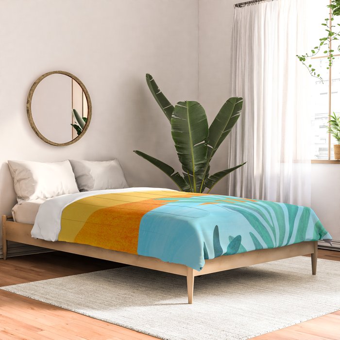 Summer Mountains Landscape Series Comforter Gallery Image 2