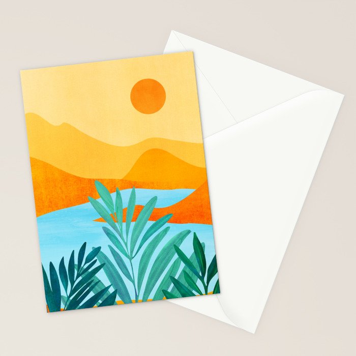 Summer Mountains Landscape Series Stationery Card Gallery Image 2
