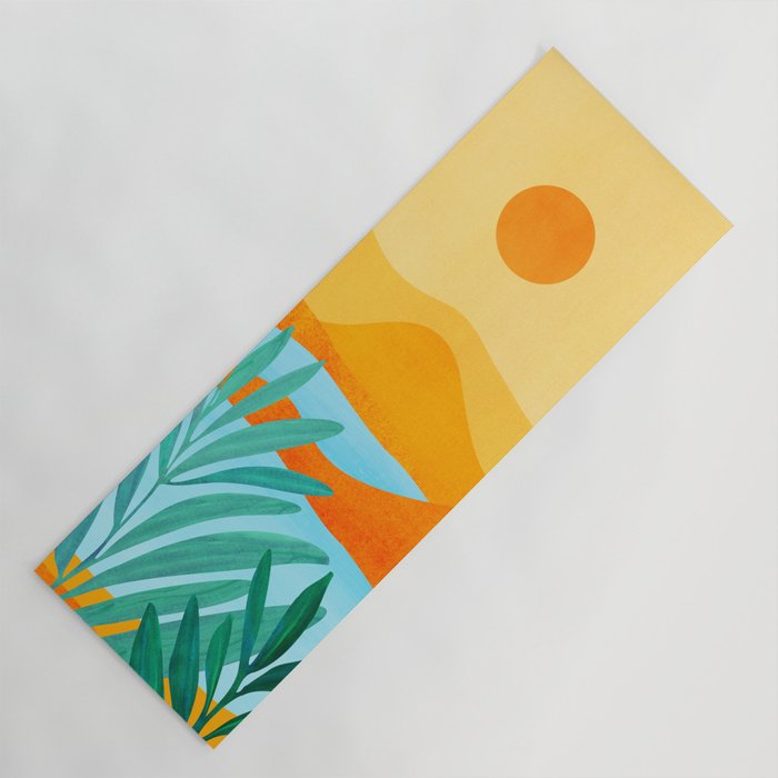 Summer Mountains Landscape Series Yoga Mat Gallery Image 1