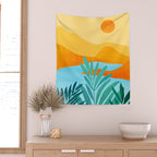 Summer Mountains Landscape Series Wall Tapestry Gallery Image 2