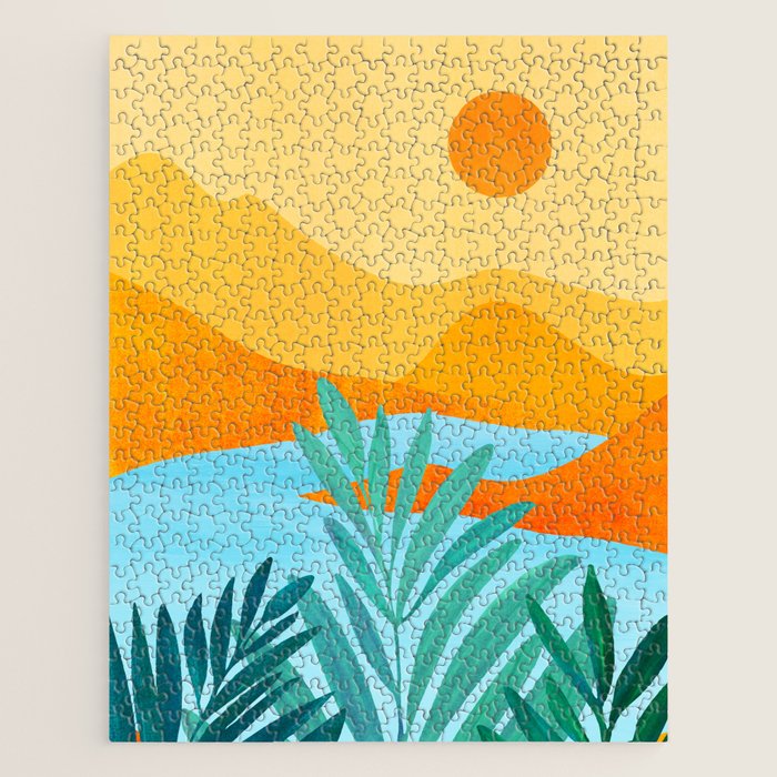 Summer Mountains Landscape Series Jigsaw Puzzle Gallery Image 1