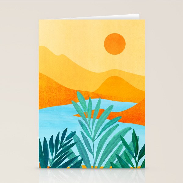 Summer Mountains Landscape Series Stationery Card Gallery Image 2