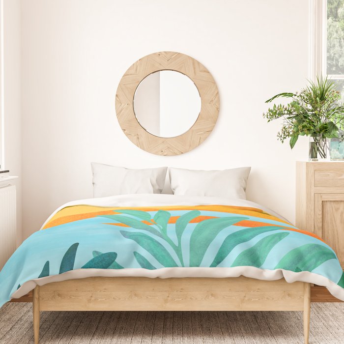Summer Mountains Landscape Series Duvet Cover Gallery Image 3