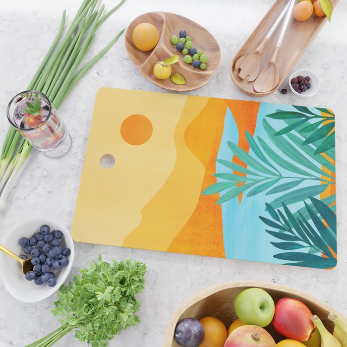 Summer Mountains Landscape Series Cutting Board Gallery Image 2