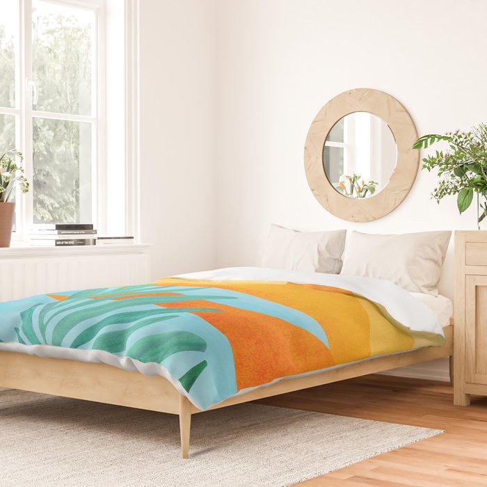 Summer Mountains Landscape Series Duvet Cover Gallery Image 2