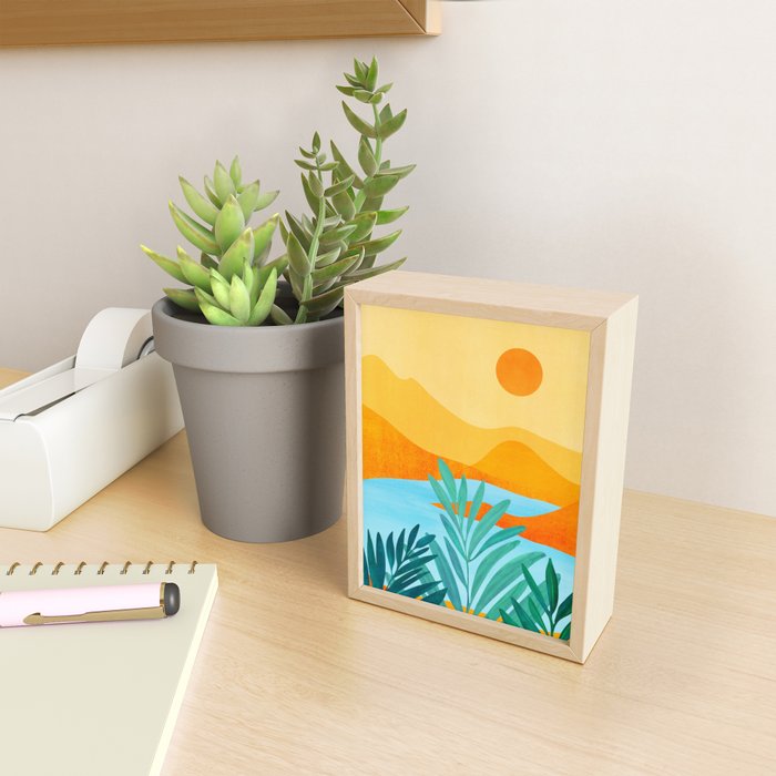Summer Mountains Landscape Series Mini Art Print Gallery Image 2