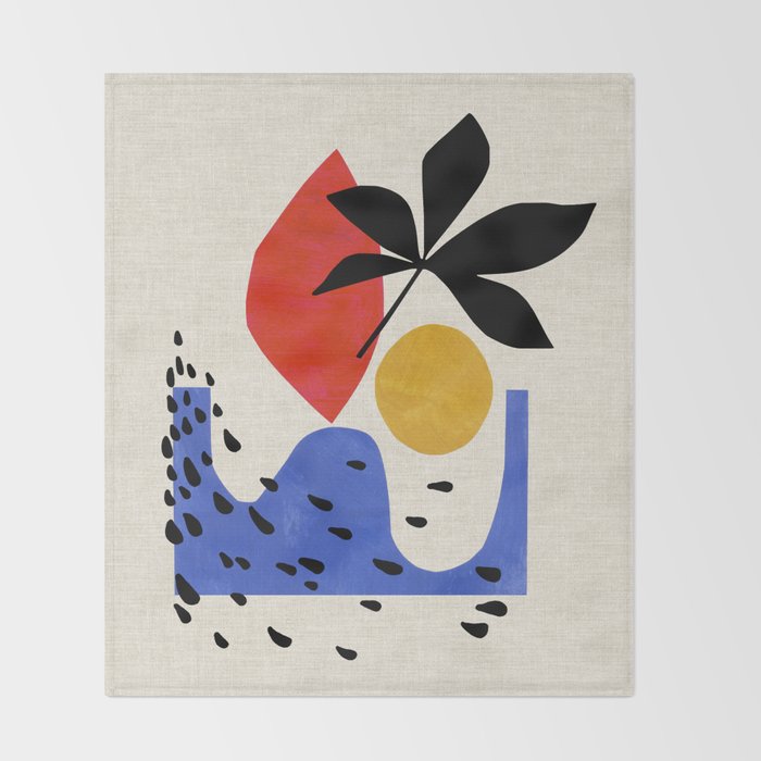 Ocean Wind Throw Blanket Gallery Image 2