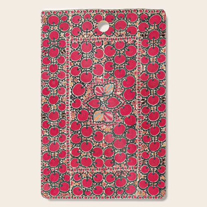 Tashkent Suzani Kokand Uzbekistan Print Cutting Board Gallery Image 1
