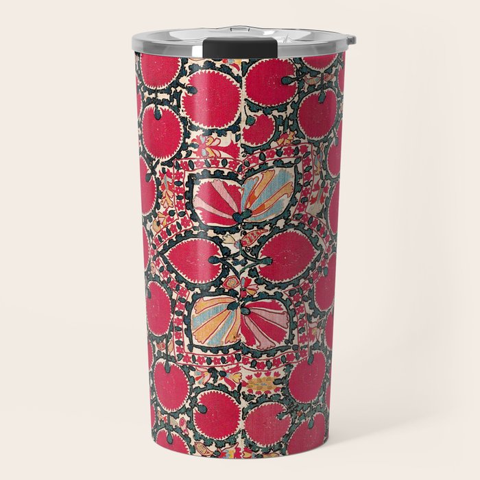 Tashkent Suzani Kokand Uzbekistan Print Travel Mug Gallery Image 1