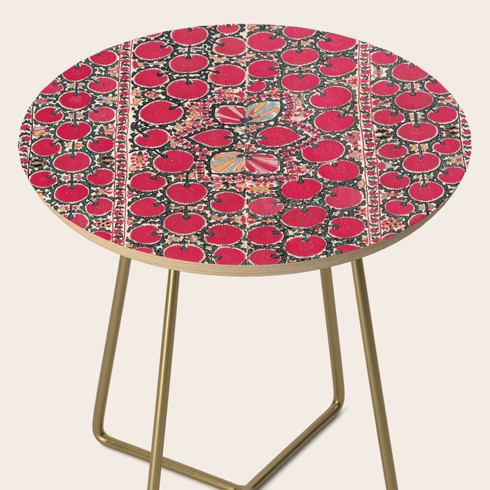 Tashkent Suzani Kokand Uzbekistan Print Side Table Gallery Image 2