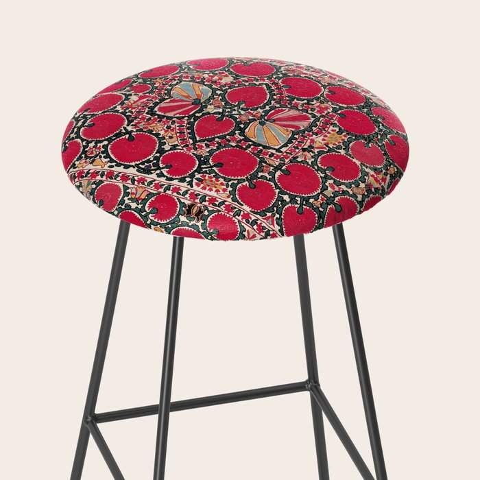 Tashkent Suzani Kokand Uzbekistan Print Stool Gallery Image 2