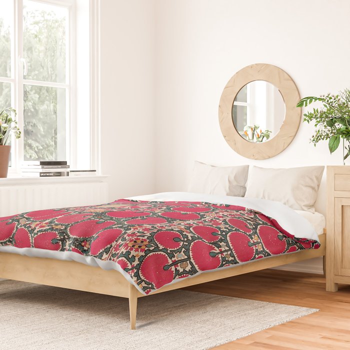 Tashkent Suzani Kokand Uzbekistan Print Duvet Cover Gallery Image 2