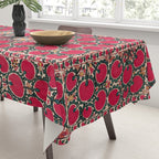 Tashkent Suzani Kokand Uzbekistan Print Tablecloth Gallery Image 3