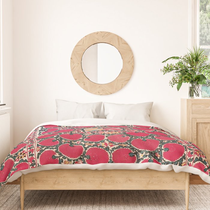 Tashkent Suzani Kokand Uzbekistan Print Duvet Cover Gallery Image 3