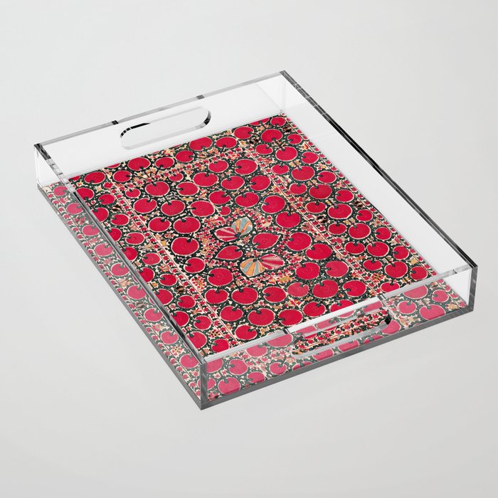 Tashkent Suzani Kokand Uzbekistan Print Acrylic Tray Gallery Image 1