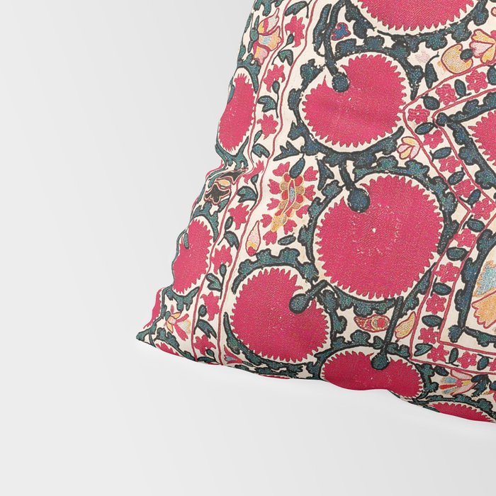 Tashkent Suzani Kokand Uzbekistan Print Pillow Sham Gallery Image 4
