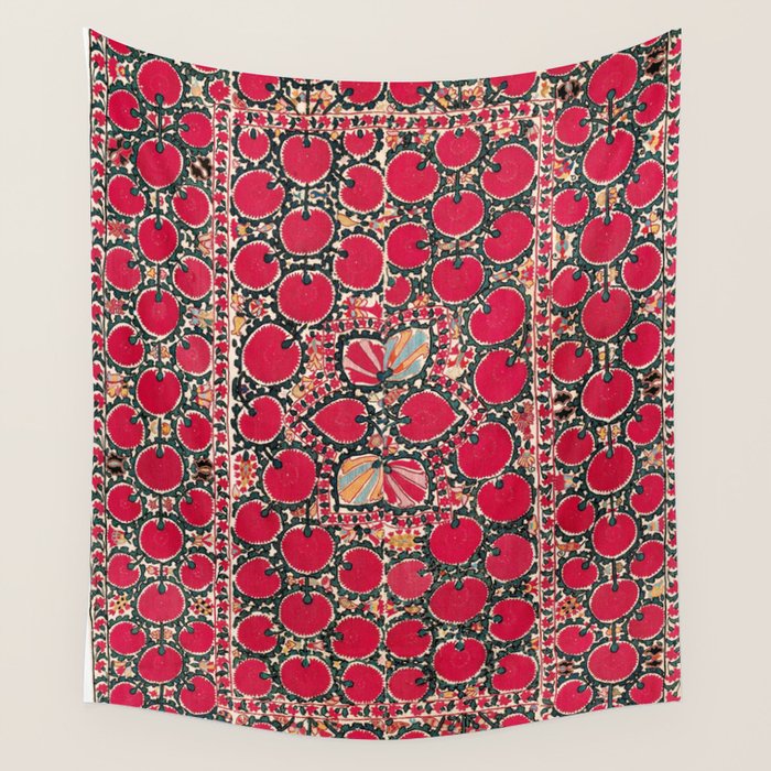 Tashkent Suzani Kokand Uzbekistan Print Wall Tapestry Gallery Image 1