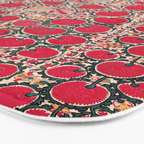 Tashkent Suzani Kokand Uzbekistan Print Bath Mat Gallery Image 3
