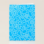 Abstract doodle shape art pattern Stationery Card Gallery Image 2