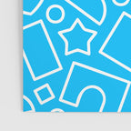 Abstract doodle shape art pattern Poster Gallery Image 3