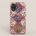 Adana Kilim South East Anatolia Antique Tribal Rug Print iPhone Case Gallery Image 1