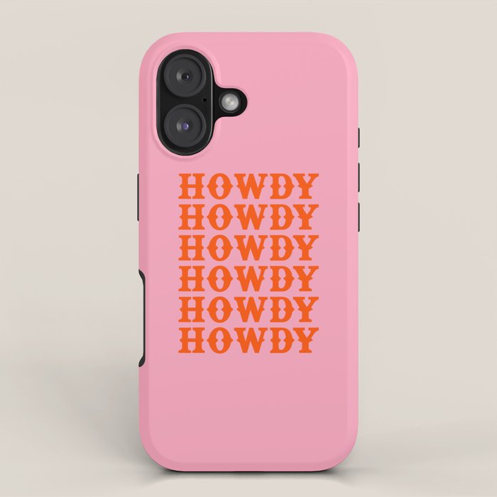 howdy howdy howdy iPhone Case Gallery Image 1