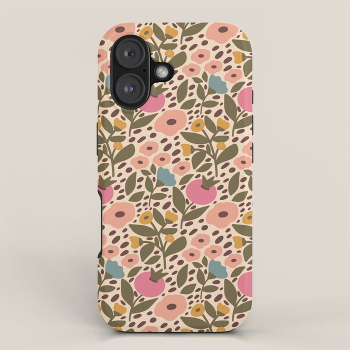 Vintage Ditsy Floral iPhone Case Gallery Image 1