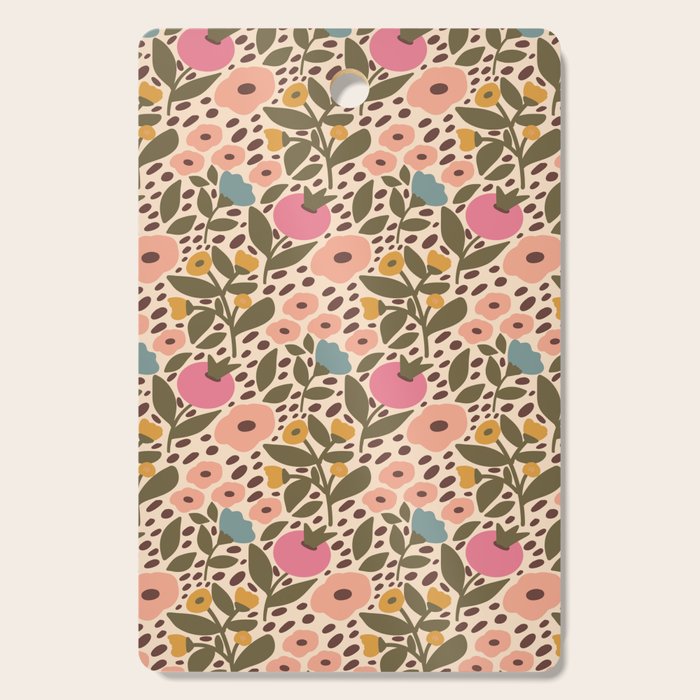 Vintage Ditsy Floral Cutting Board Gallery Image 1
