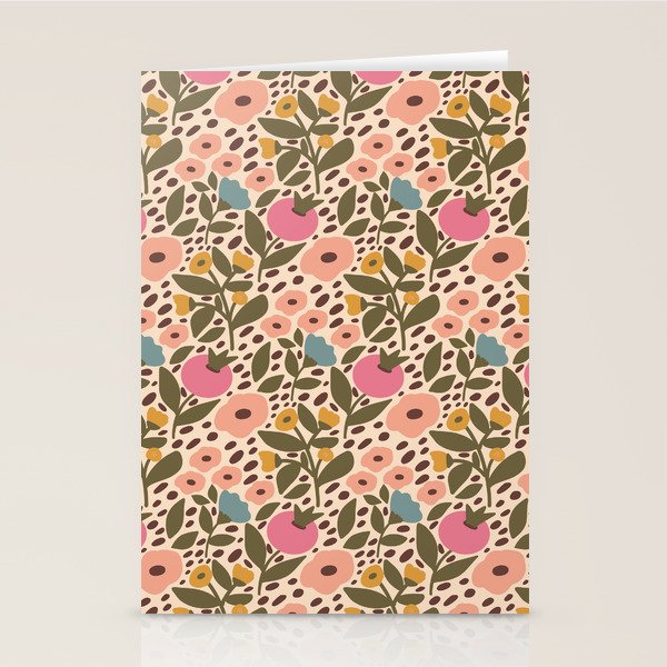 Vintage Ditsy Floral Stationery Card Gallery Image 2