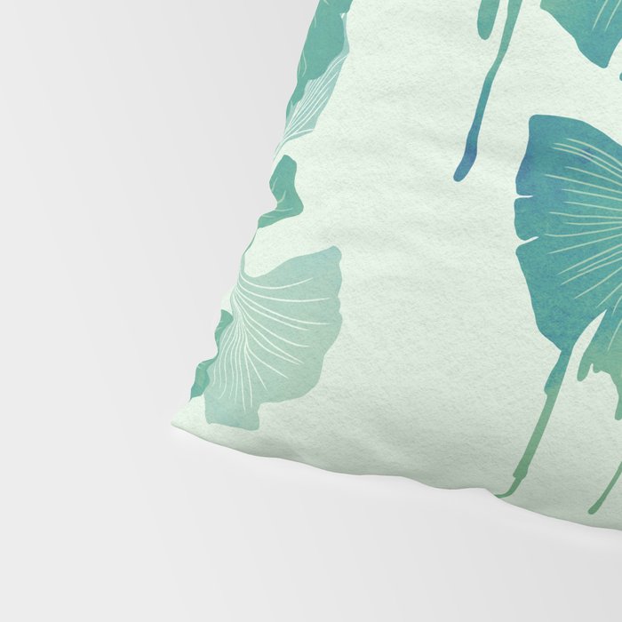 O Ginkgo (in Green) Pillow Sham Gallery Image 4