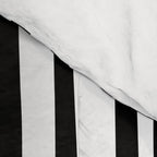 Midcentury Modern Confaab Abstract Pattern in Black and White Comforter Gallery Image 4
