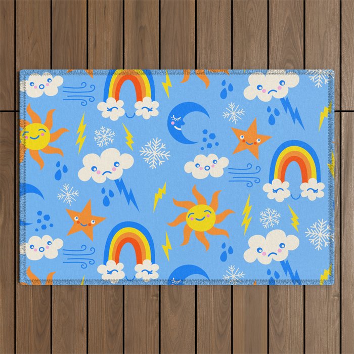 Whimsical Weather Outdoor Rug Gallery Image 1