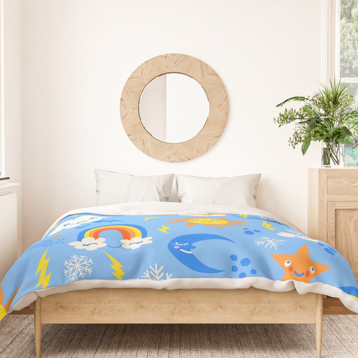 Whimsical Weather Duvet Cover Gallery Image 3