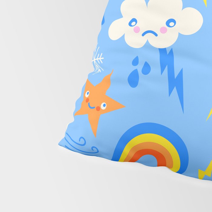 Whimsical Weather Pillow Sham Gallery Image 4