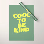 Cool to Be Kind Wrapping Paper Gallery Image 1