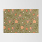 Leo Grapefruit Print Rug Gallery Image 2