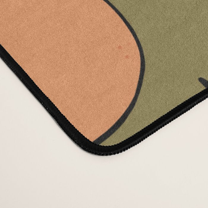 Leo Grapefruit Print Desk Mat Gallery Image 4