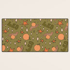 Leo Grapefruit Print Desk Mat Gallery Image 3