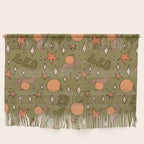 Leo Grapefruit Print Wall Hanging Gallery Image 1
