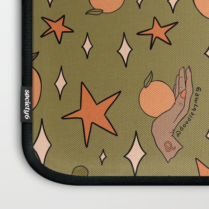 Leo Grapefruit Print Laptop Sleeve Gallery Image 3