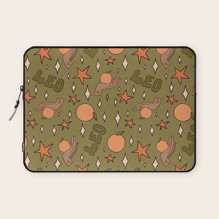 Leo Grapefruit Print Laptop Sleeve Gallery Image 1