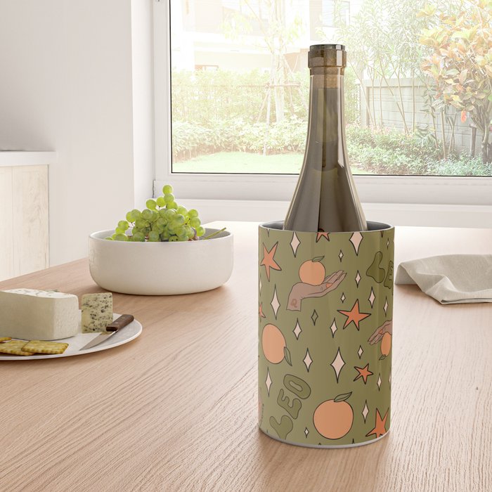 Leo Grapefruit Print Wine Chiller Gallery Image 4