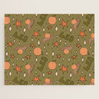 Leo Grapefruit Print Jigsaw Puzzle Gallery Image 1