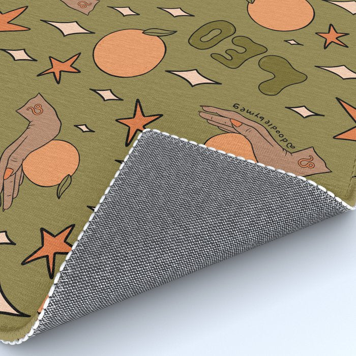 Leo Grapefruit Print Rug Gallery Image 4