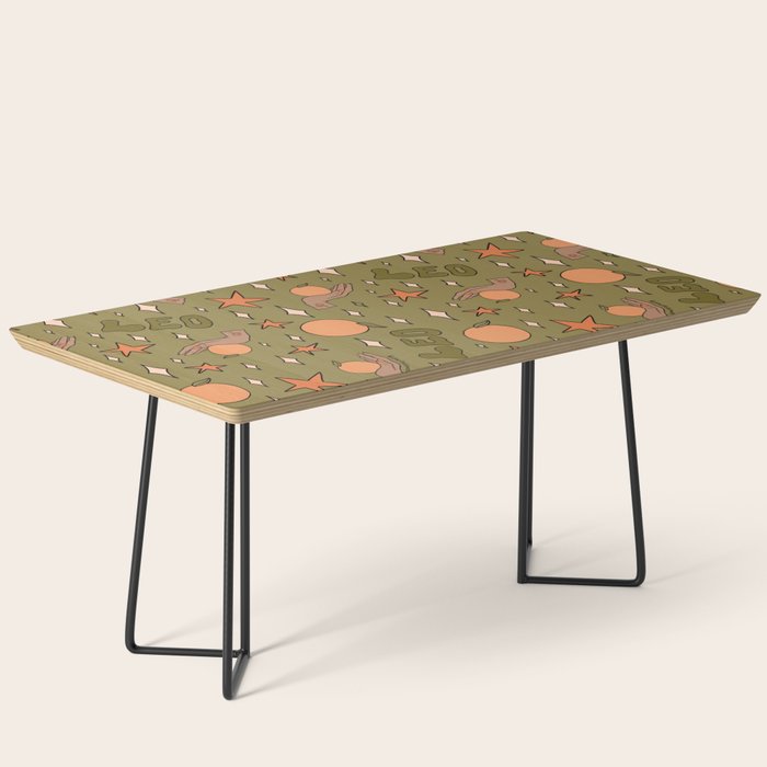 Leo Grapefruit Print Coffee Table Gallery Image 1