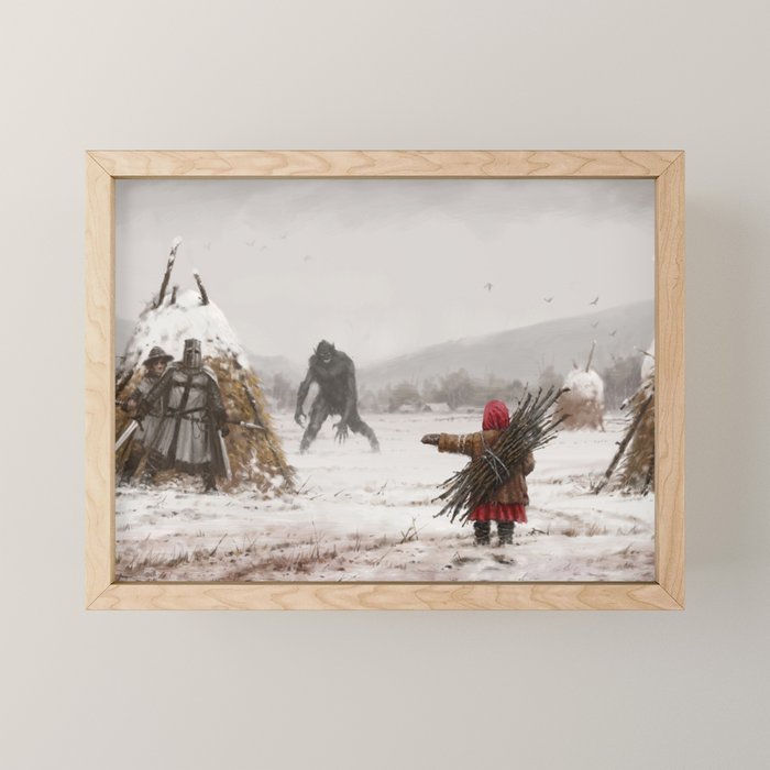 Good girl Mini Art Print Gallery Image 1