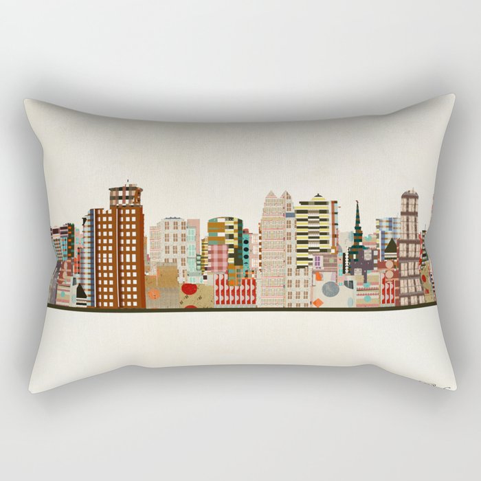 orlando skyline Rectangular Pillow Gallery Image 1