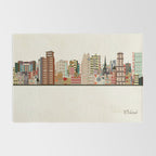 orlando skyline Rug Gallery Image 2