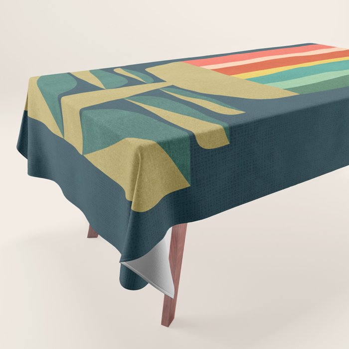 Little rainbow flower Tablecloth Gallery Image 1