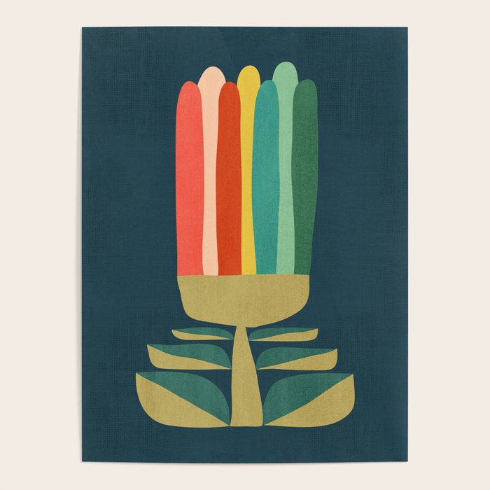 Little rainbow flower Poster Gallery Image 4